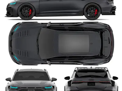 Audi RS6 Starwars Hycade 3D model