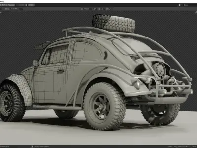 Off Road beetle 3D model