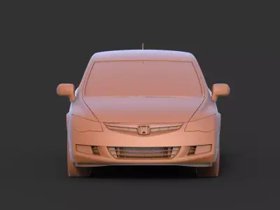 Honda Civic 2008 3D print model