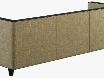 Restoration Hardware Shelter Arm Upholstered Sofa 3D model