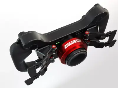 SIMAGIC GT4 STEERING WHEEL 3D model