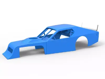Shell of Asphalt Modified stock car V1 Scale 1 to 25 3D print model
