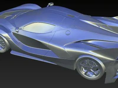 Ferrari FXX-K 2015 custom-Obj-Exterior 3D model