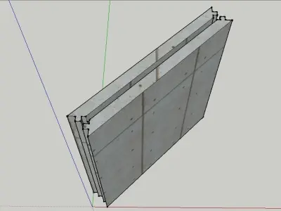RCCB WALLS 3D model