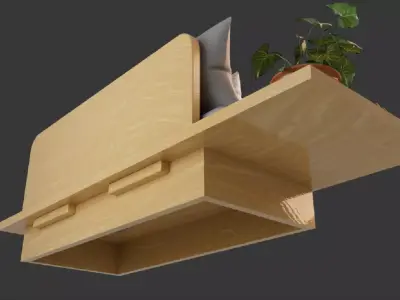Sofa Minimalist 1 3D model