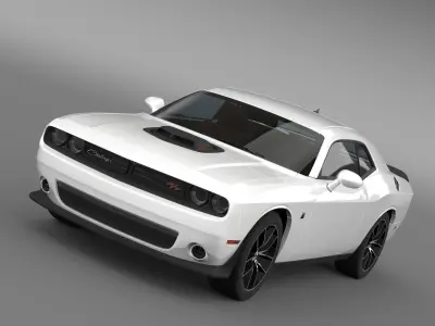 Dodge Challenger 392 HEMI Scat Pack Shaker LC 2015 3D model