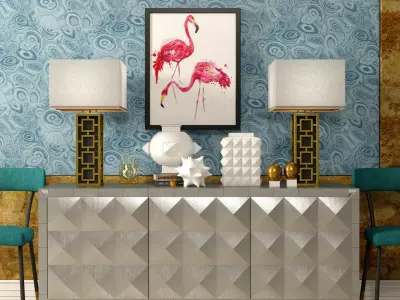 Decorative set Flight 3D model