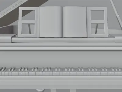 Grand Piano 3D model purchase
