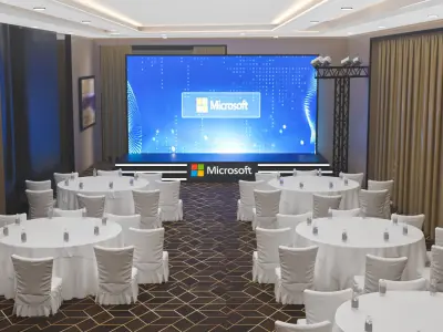 stage 6mx3m in Dammam Hall  3D model