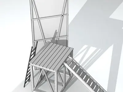 Theater elements 3D model