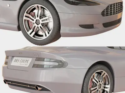 Aston Martin DB9 Car 3D model