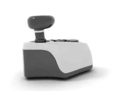 Joystick Controller Model Pack with Textured Details Low-poly 3D model