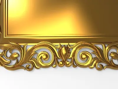 carved frame  3D model order