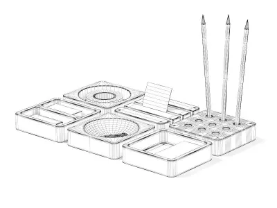 Desk Utensils 2 3D model