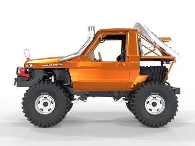 Generic Toyota Land Cruiser S70 1999 Xtreme Edition V2  3D model