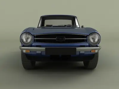 Triumph TR6 mk2 3D model