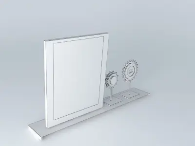 Decorative shelf Free 3D model