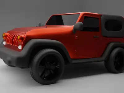 Thar Jeep 3D Model 3D model