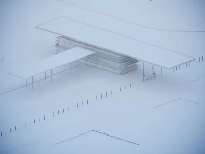 transport pavilion 3D model