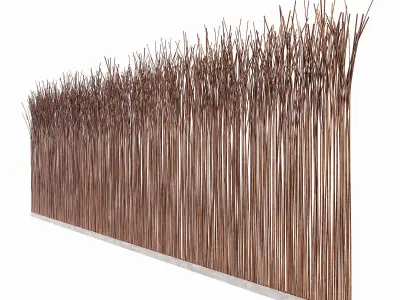 Screen branch thin decor n6 3D model