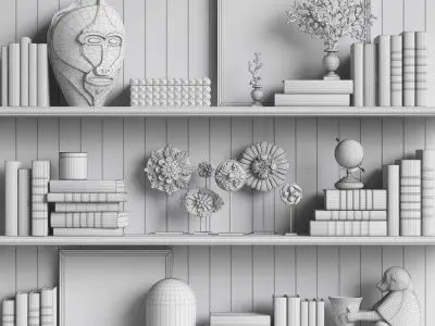 Decor Set 18 3D model purchase