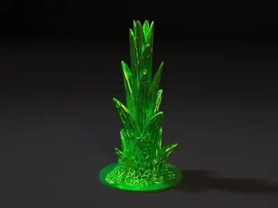 Alien plant 3D print model