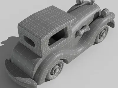 Toy car 3D model