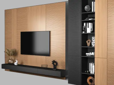 TV stand 5 3D model