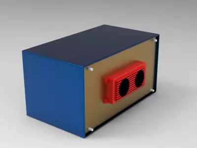 12v  100AH  Lifepo4   Battery  3D model