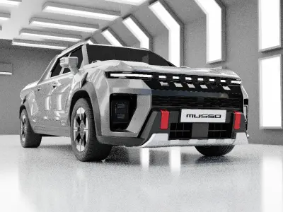 Ssang Yong KGM MUSSO EV 3D model