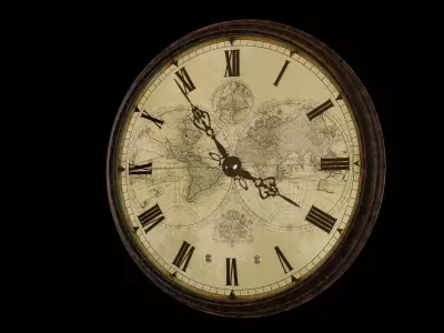 Titanic Deck Wall Clock 3D model