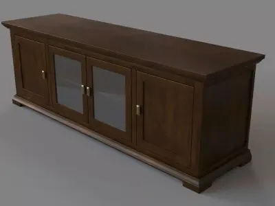 Crowne 72 Media Console 3D model