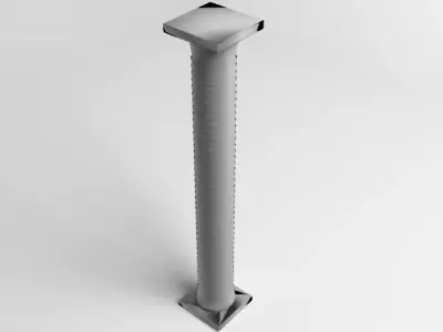 Pillar Round 3 3D model