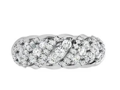 Diamond Band Ring 3909 3D print model