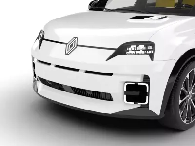 Renault 5 E-Tech 2025 Iconic HQ 3d model 3D model