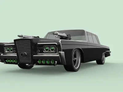 Green Hornet Black Beauty 3D model