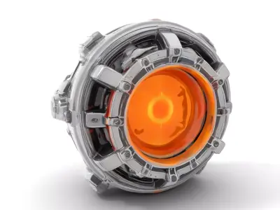 Futuristic Energy Core Model Pack Low-poly 3D model