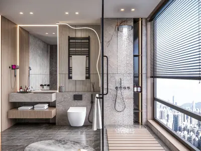 Bathroom 57 3D model