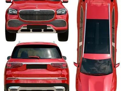 Mercedes Benz Maybach GLS 600 3D model