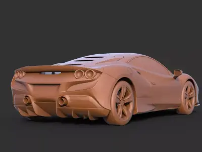 Ferrari F8 Tributo 3D print model