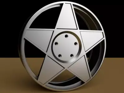 Llanta 02 Low-poly 3D model