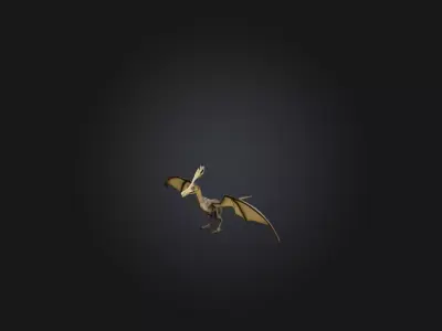Wyvern Low-poly 3D model
