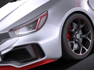 Generic Sport Hatchback 2016 3D model