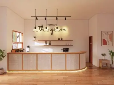 Coffee Interior 3D model