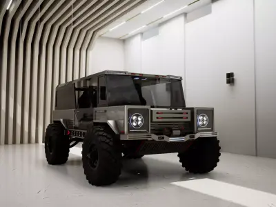 ROCK-MONSTER-TRUCK 3D model