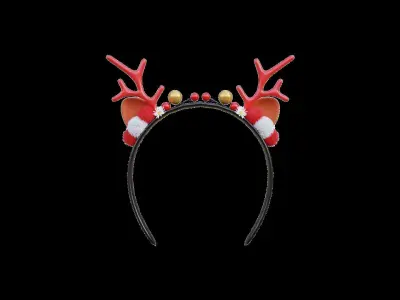 Chistmas headband 3D model