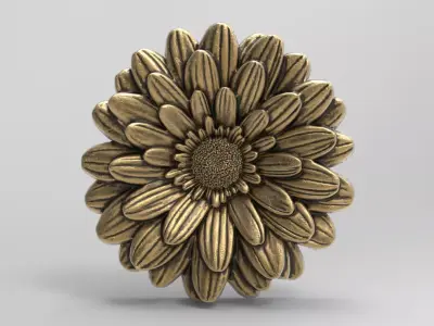 flower cnc model 1  3D print model