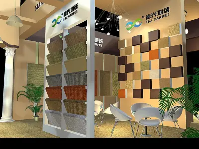 Booth - Area - 18X7-3DMAX2009-09 3D model
