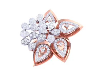 Diamond Ring 3D print model 10