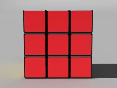 Rubik cube Free 3D model